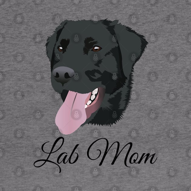 Black Labrador Mom by KCPetPortraits